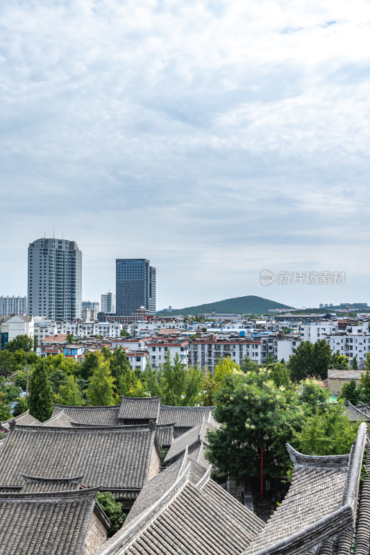 江苏徐州户部山戏马台古建筑群景点景观