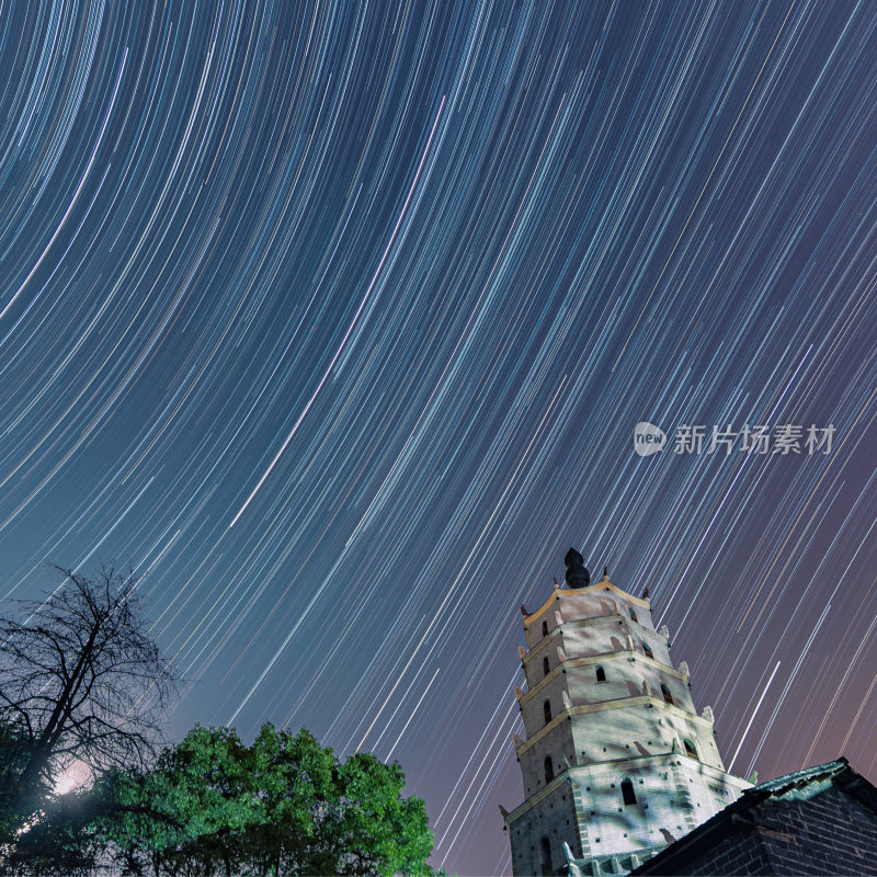 衡阳市珠晖塔星轨