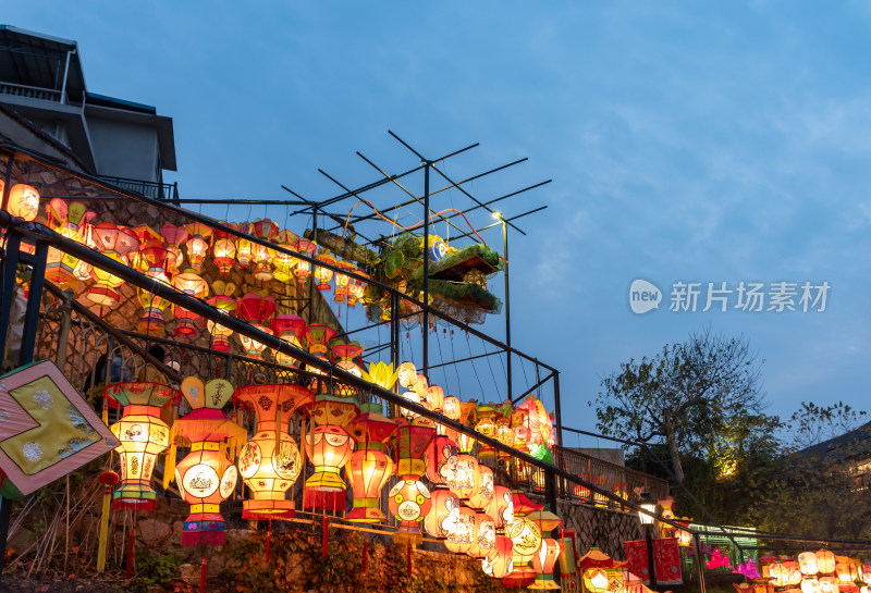 福州烟台山龙凤呈祥灯会