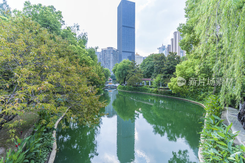 武汉江岸区小南湖公园风景