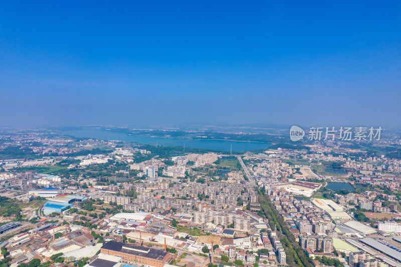 广东茂名河西航拍摄影图