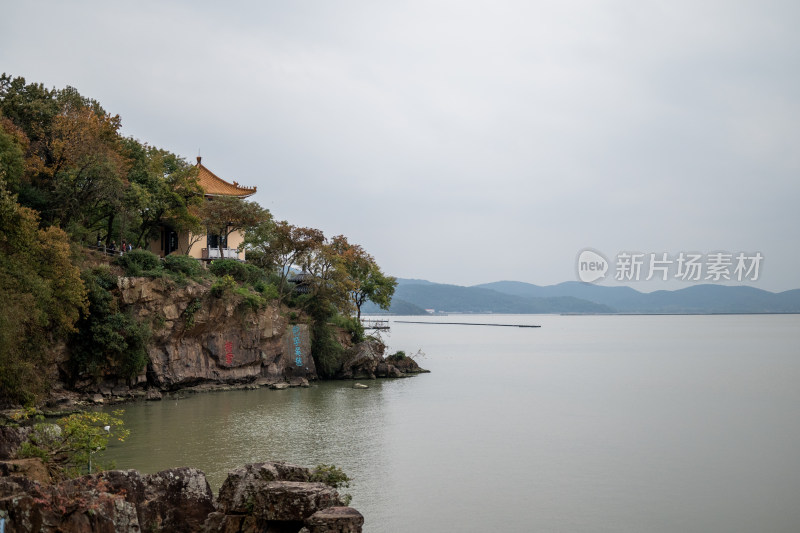 冬季，无锡鼋头渚太湖风光