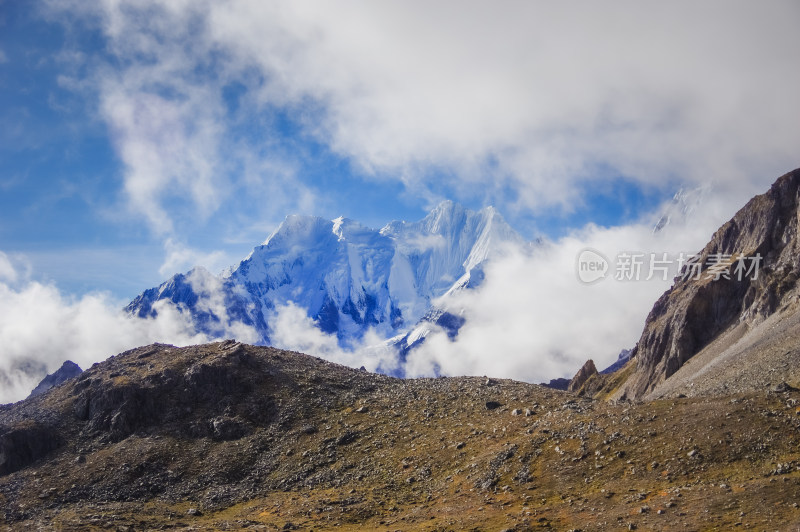 雪山山川自然风景