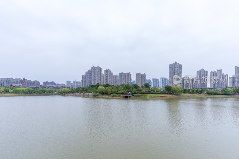 武汉江夏区韵湖湿地公园风景