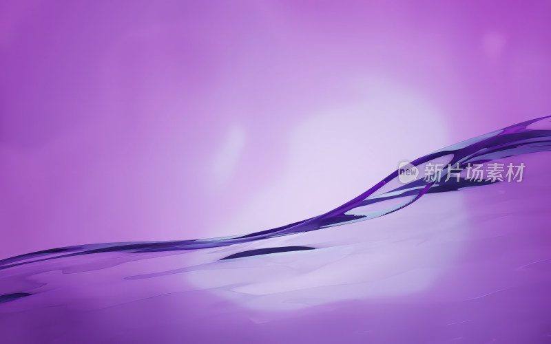 紫色水面波浪