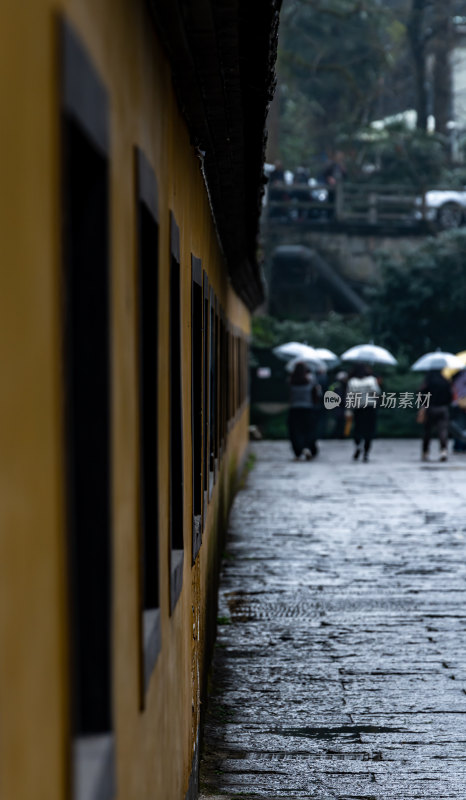 杭州灵隐飞来峰法镜寺景点景观