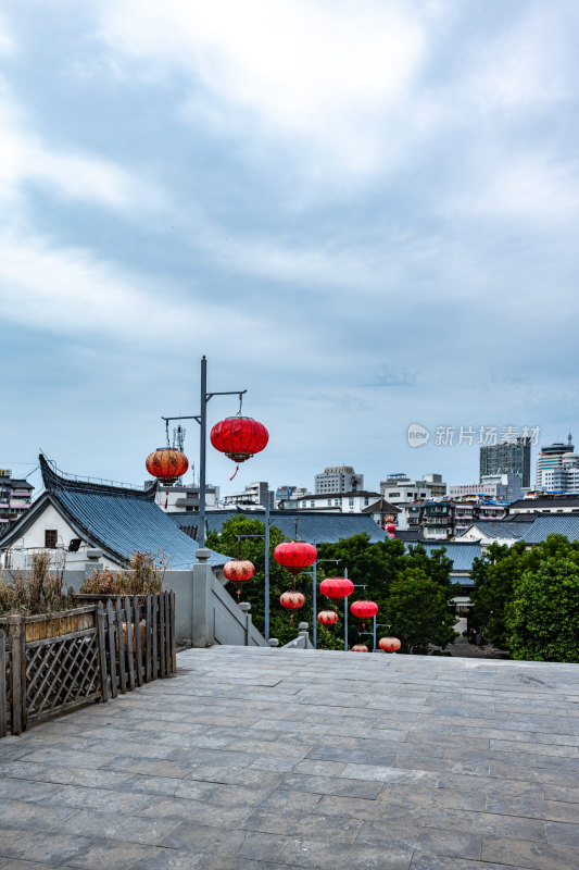 江苏徐州户部山戏马台古建筑群景点景观