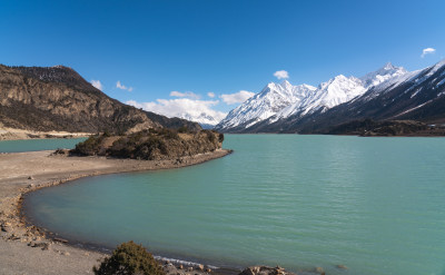 西藏然乌湖风景