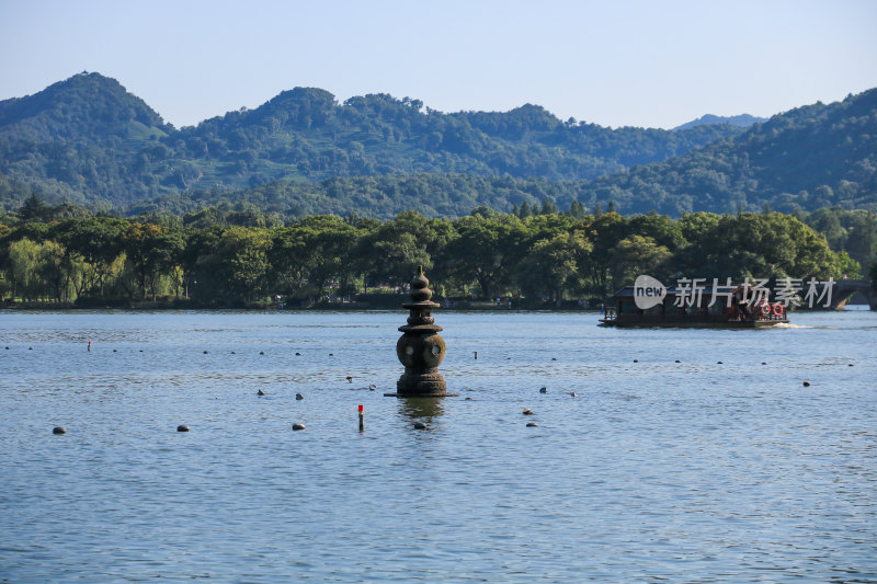 夏天杭州西湖美景