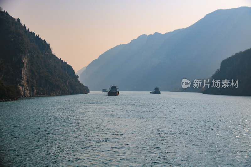 长江三峡西陵峡峡江风光两坝一峡航运路线