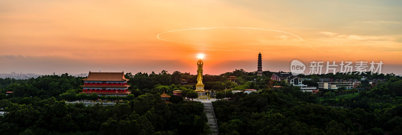 中国广东省广州市番禺区莲花山望海观音