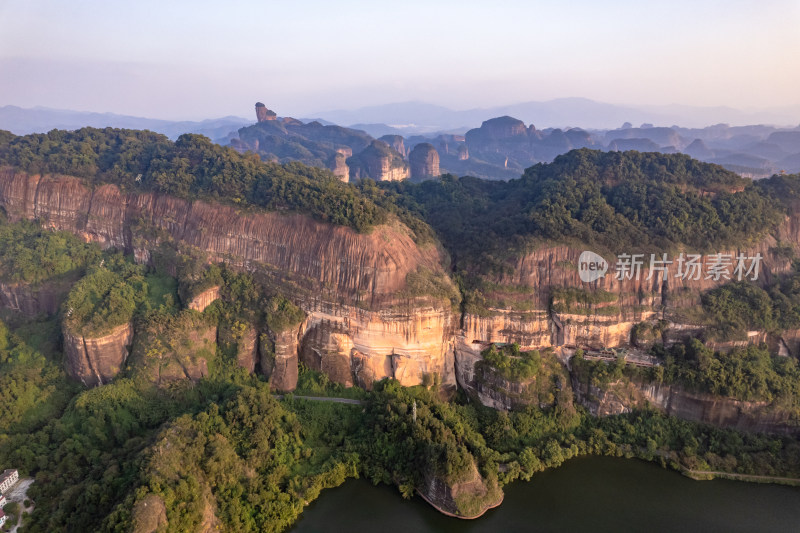 丹霞地貌广东丹霞山航拍图