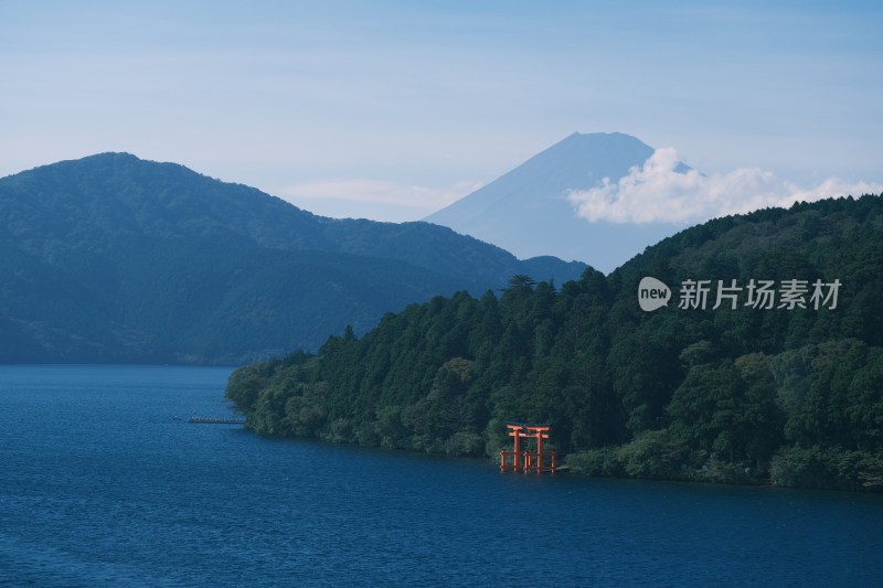 日本箱根富士山自然风光美景