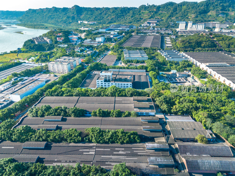 四川宜宾五粮液旅游景区航拍