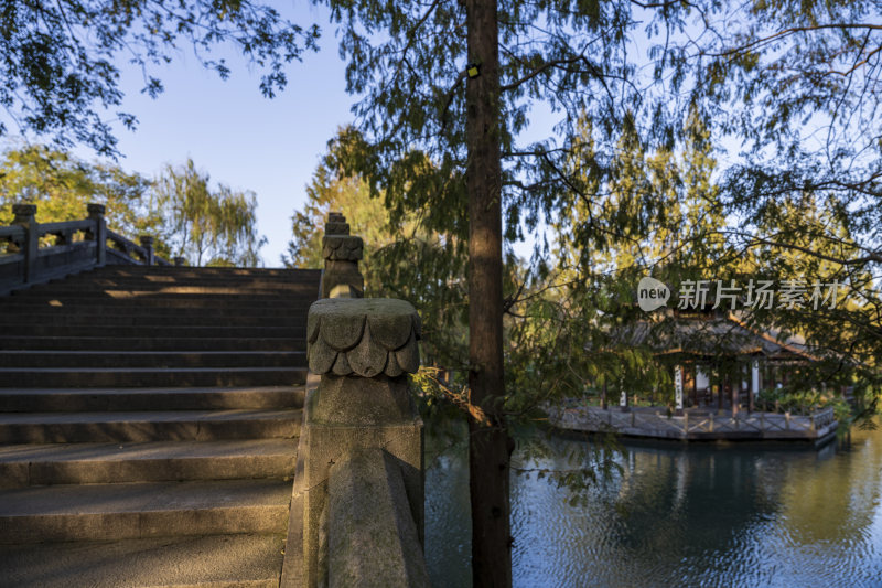 杭州西湖茅家埠江南水乡风景