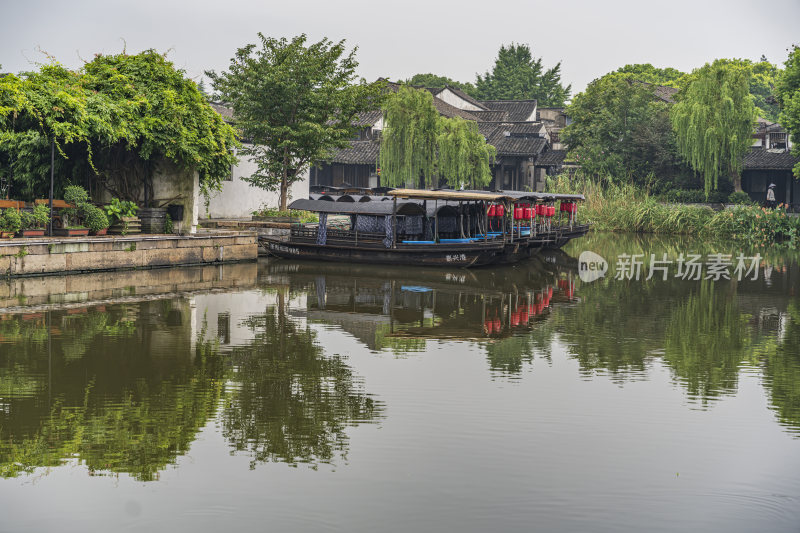 浙江嘉兴西塘古镇江南水乡风景