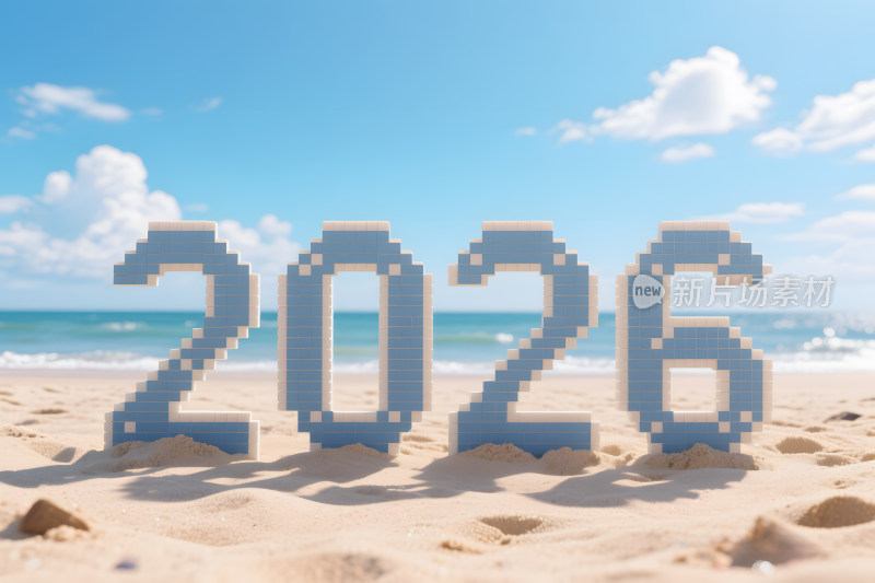 2026海滩数字艺术
