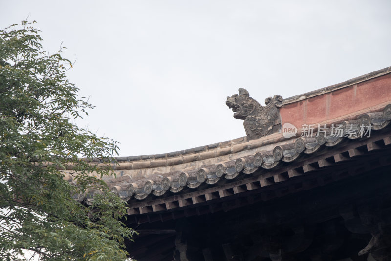 山西大同善化寺屋顶装饰