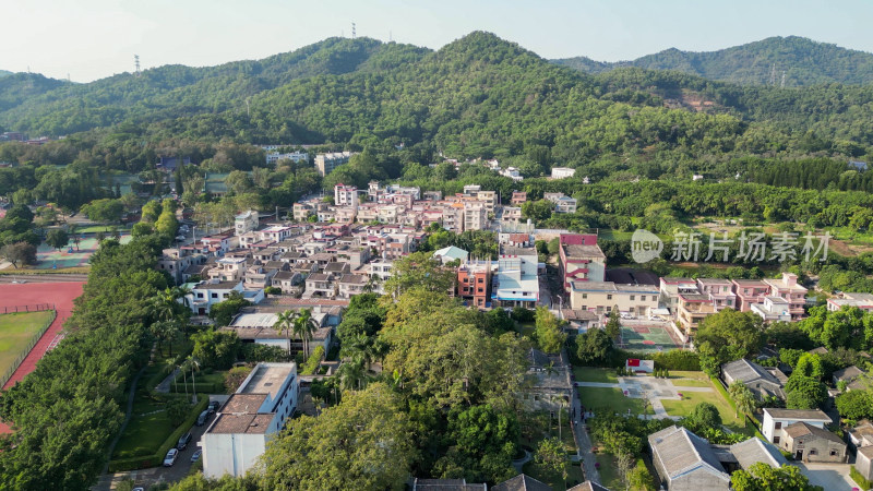 航拍广东中山孙中山故里旅游区