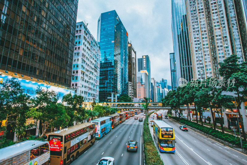 香港中环城市风光