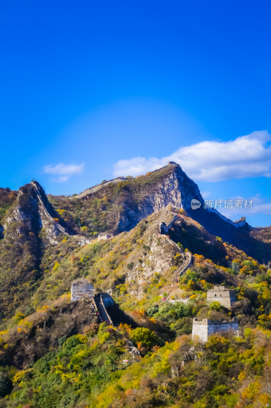 万里长城秋天自然风景