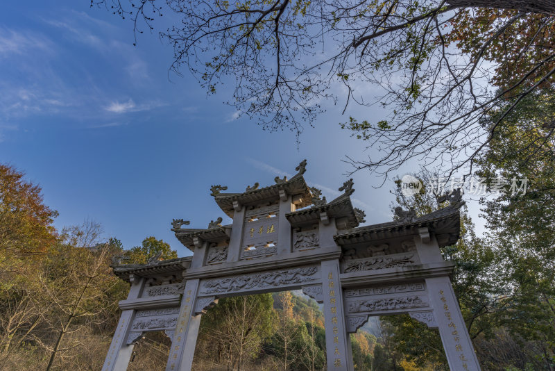 杭州千年古刹法华寺古建筑