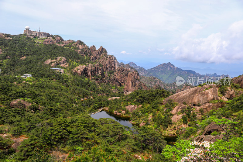 黄山登高自然风光