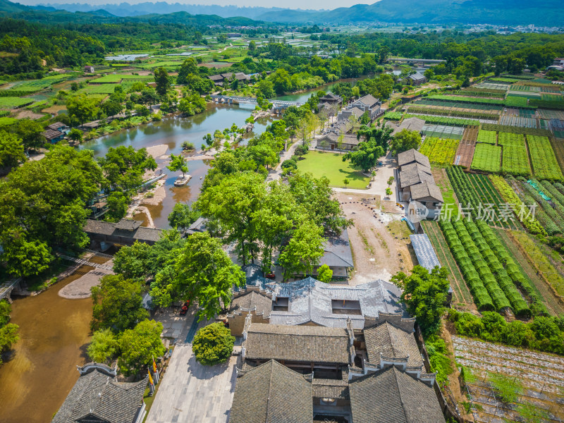 桂林自然风光4A景区东漓古村