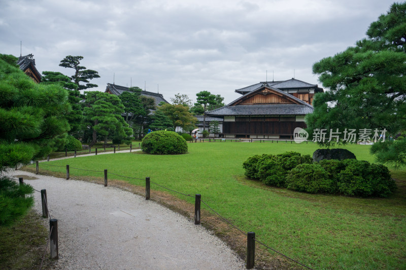 日本京都二条城景观