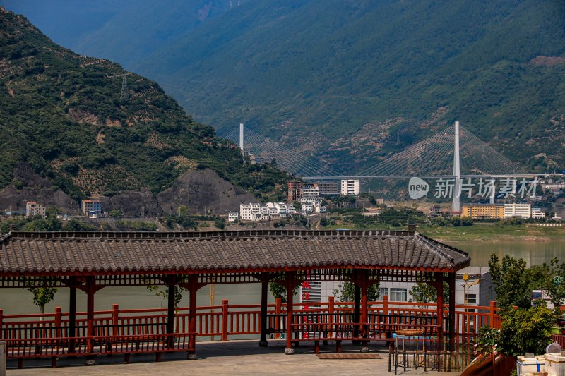 长江三峡秭归郭家坝镇，西陵峡兵书宝剑峡