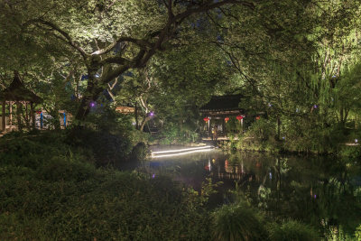 绍兴沈园中式园林风景