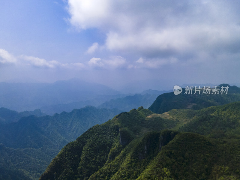 湖南张家界高山山川地貌