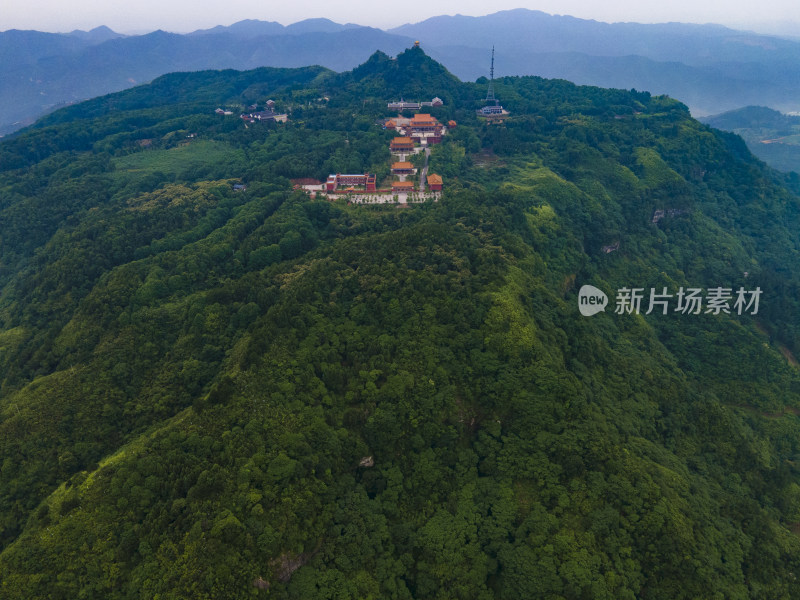 湖南靖州飞山4a景区航拍摄影图