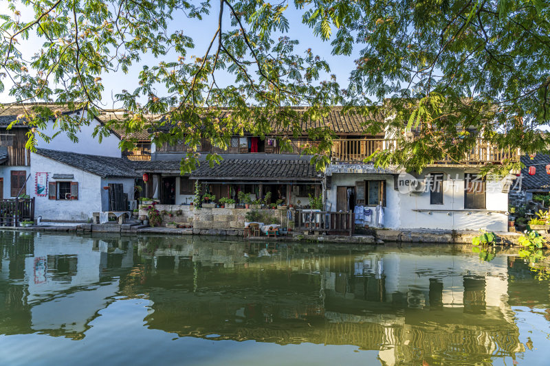 绍兴安昌古镇江南水乡风景