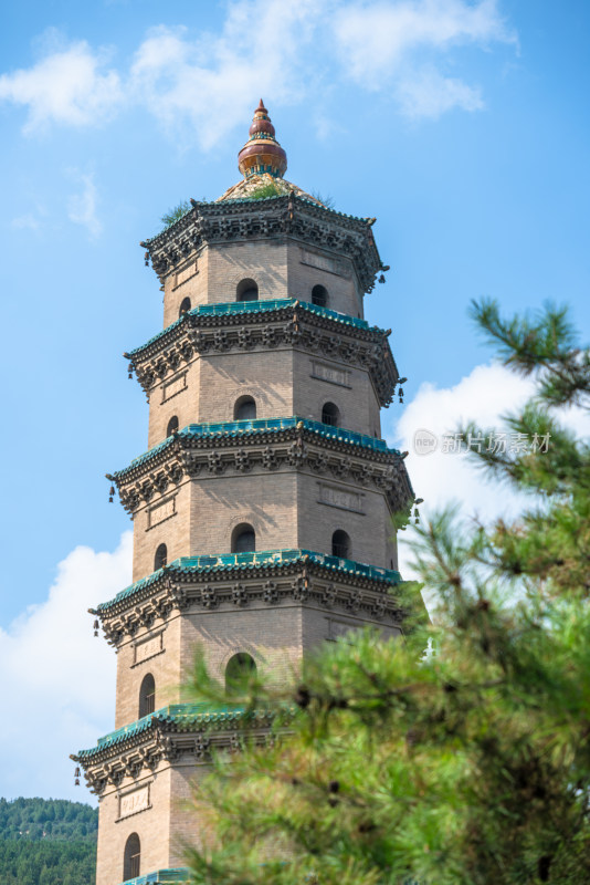 山西晋祠古建筑