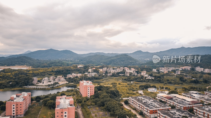 航拍泉州洛江区马甲镇