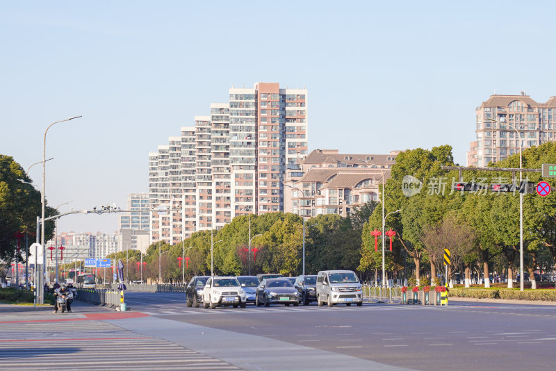 城市里的新春氛围