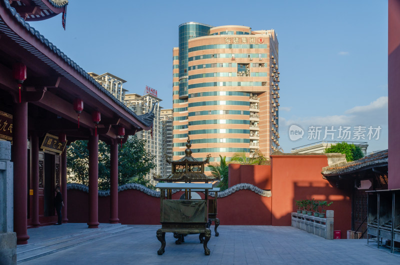 亚洲中国福建省福州市于山风景区九仙观