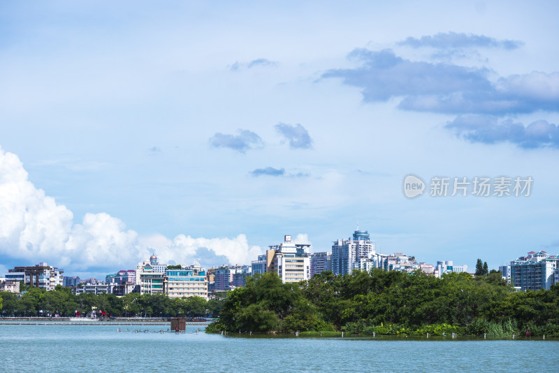 惠州西湖丰渚园城市景观