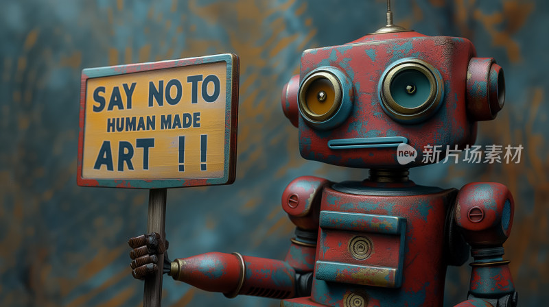 古铜色机器人的抗议宣言