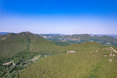 青州云门山5A景区航拍图