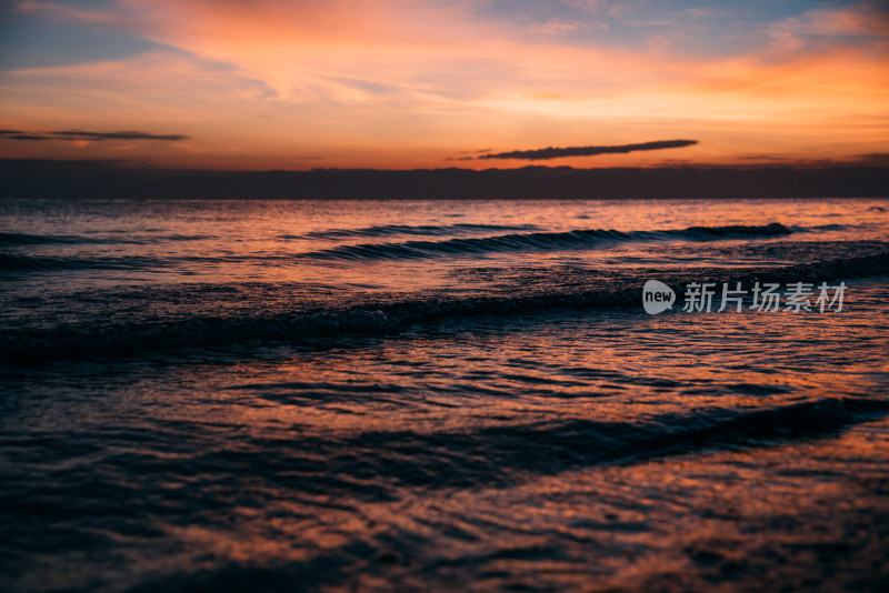 青海省 青海湖景区 夏季日出