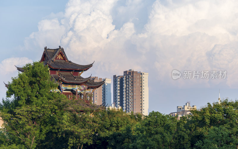 武汉武昌区紫阳公园风景