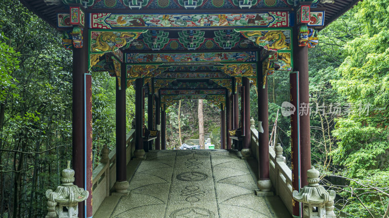 浙江天台山高明寺禅院风景