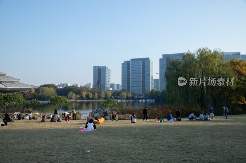 杭州拱墅区航拍全景鸟瞰