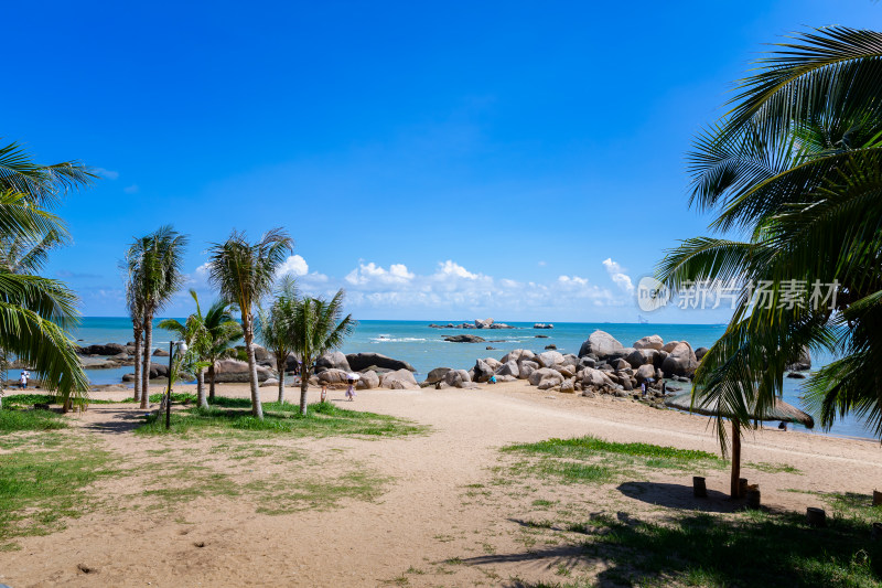 海南三亚天涯海角景区风光