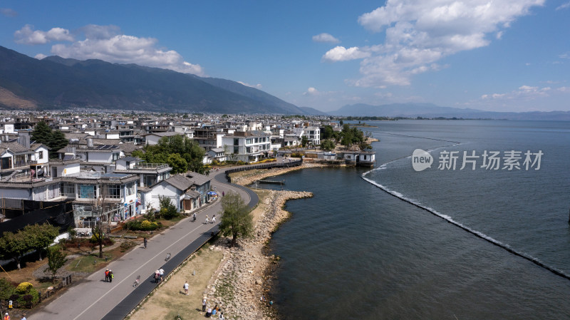 大气震撼洱海