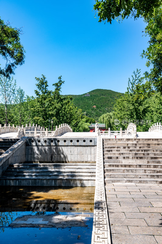 山西太原晋祠景区晋祠博物馆景点景观