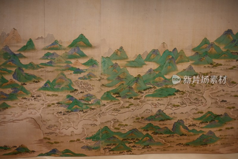 中式传统山水绘画