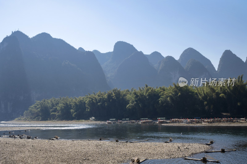 桂林阳朔漓江山水风光